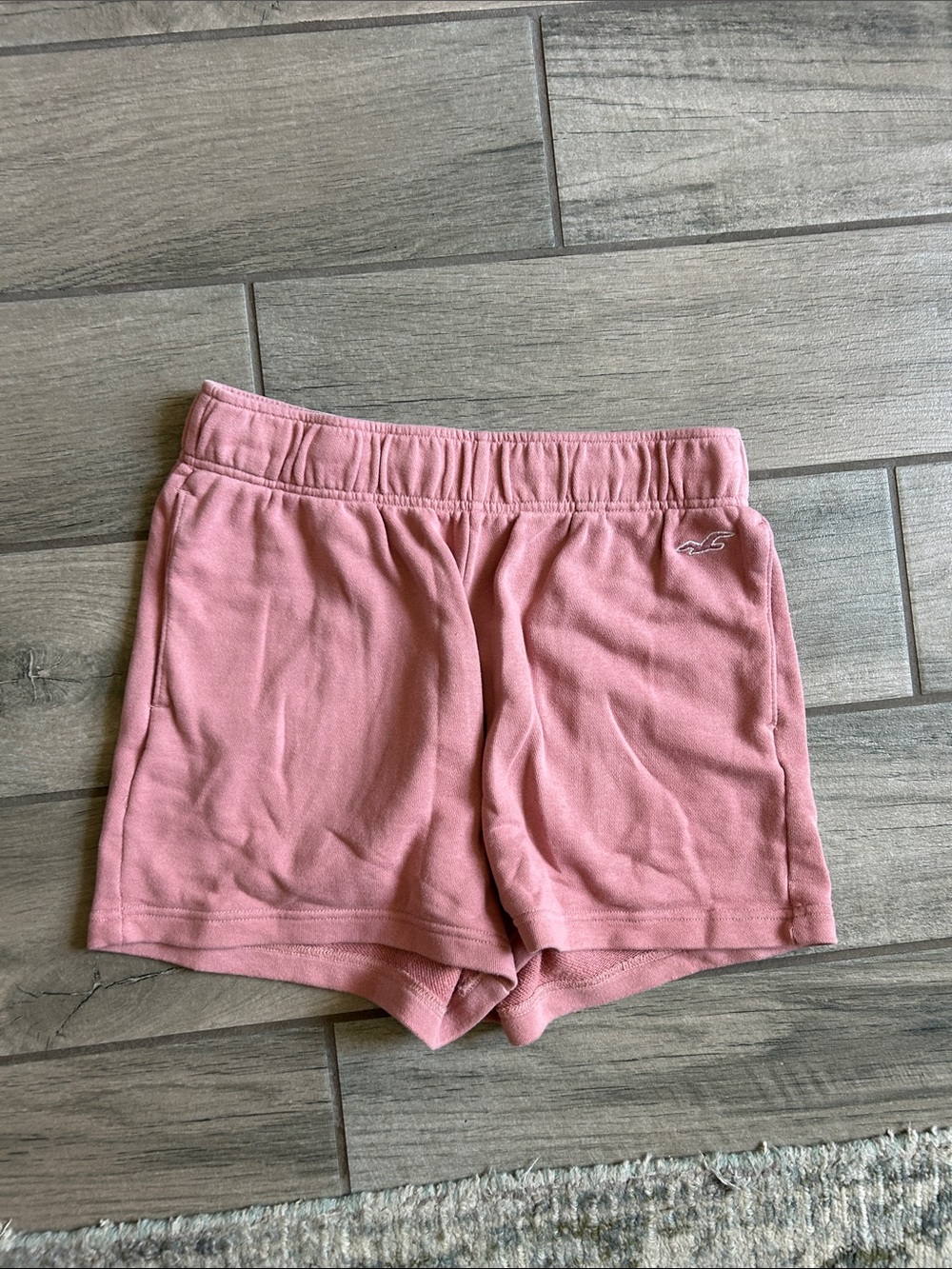 Hollister Rose Pink Elastic-Waist Athletic Shorts
